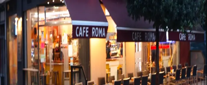 Front Page: Cafetería Roma